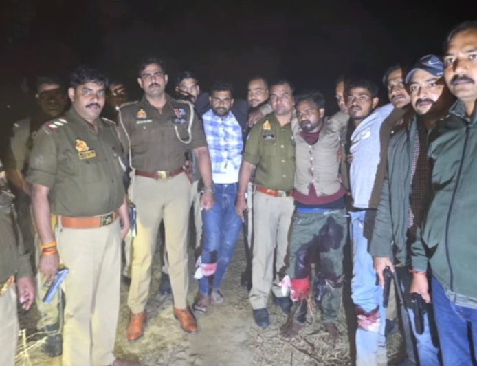 सर्राफा व्यापारी से लूट की घटना का कौशांबी पुलिस ने 24 घण्टे के अंदर किया खुलासा